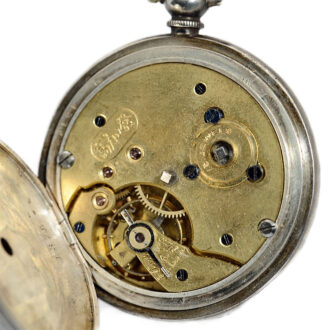 Swiss silver enamel watch for the Chinese market Circa 1895