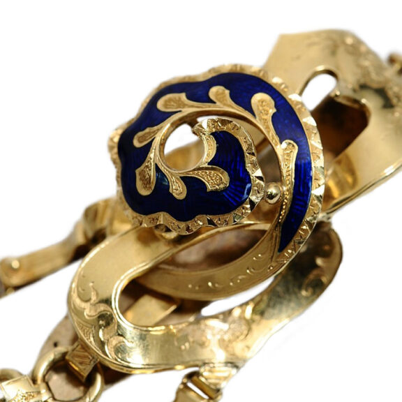 Swiss/French miniature gold enamel pendant watch Circa 1820 Swiss/French miniature gold enamel pendant watch Circa 1820
