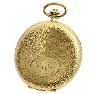 Swiss 18 carat gold hunting cased pocket watch Circa 1966