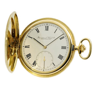 Swiss 18 carat gold hunting cased pocket watch Circa 1966