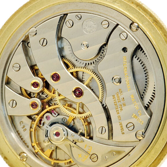 Swiss 18 carat gold hunting cased pocket watch Circa 1966 Swiss 18 carat gold hunting cased pocket watch Circa 1966