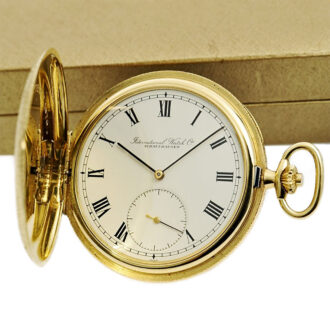 Swiss 18 carat gold hunting cased pocket watch Circa 1966