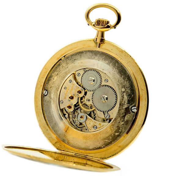 Swiss exquisite thin gold enamel pocket watch Circa 1910 Swiss exquisite thin gold enamel pocket watch Circa 1910