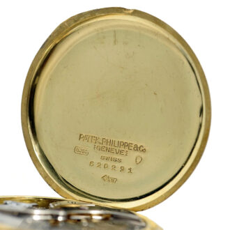 Swiss indirect centre seconds Geneva pocket watch Circa 1945