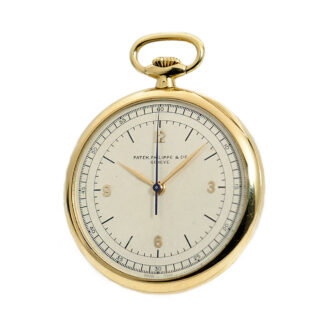 Swiss indirect centre seconds Geneva pocket watch Circa 1945