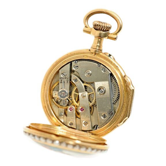 Swiss decorative miniature pendant watch Circa 1893 Swiss decorative miniature pendant watch Circa 1893