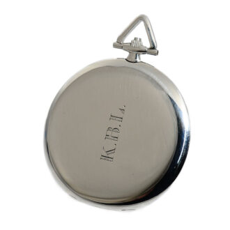 French ultra-thin platinum hunting cased pocket watch Circa 1920