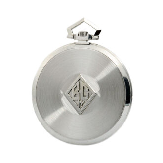 Swiss thin platinum open-faced pocket watch Circa 1935 Swiss thin platinum open-faced pocket watch Circa 1935