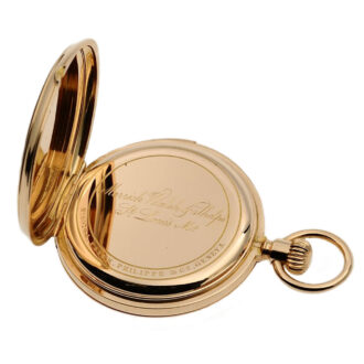 Swiss minute repeating hunting cased pocket watch Circa 1893