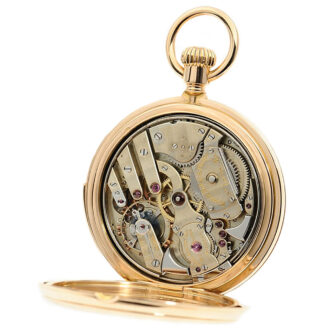 Swiss minute repeating hunting cased pocket watch Circa 1893