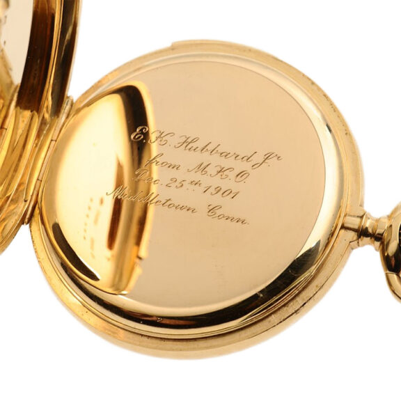 Swiss fine and rare five-minute repeating pocket watch Circa 1887 Swiss fine and rare five-minute repeating pocket watch Circa 1887