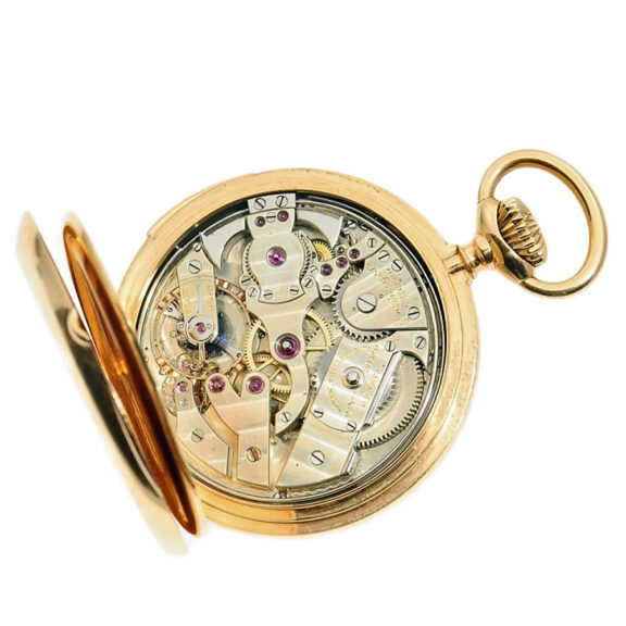 Swiss fine and rare five-minute repeating pocket watch Circa 1887 Swiss fine and rare five-minute repeating pocket watch Circa 1887