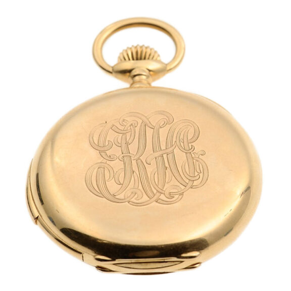 Swiss fine and rare five-minute repeating pocket watch Circa 1887 Swiss fine and rare five-minute repeating pocket watch Circa 1887
