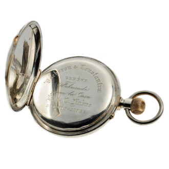 Swiss silver open faced gentleman's pocket watch Circa 1905. Swiss silver open faced gentleman's pocket watch Circa 1905.