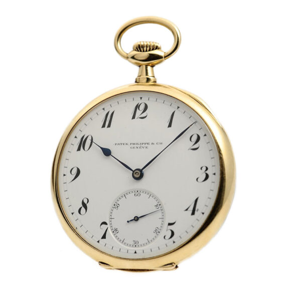 Swiss 18K gold watch with Patek Philippe certificate, Circa 1914