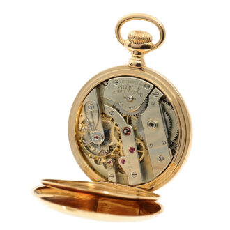 Rare Swiss chronometer with jumping hour indicator Circa 1890