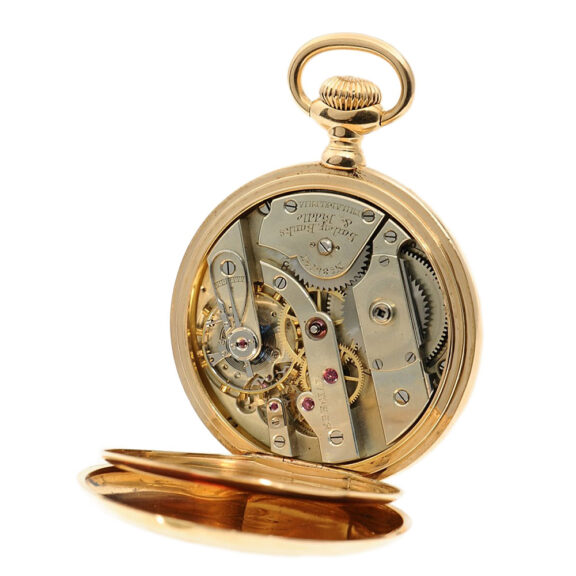 Rare Swiss chronometer with jumping hour indicator Circa 1890 Rare Swiss chronometer with jumping hour indicator Circa 1890