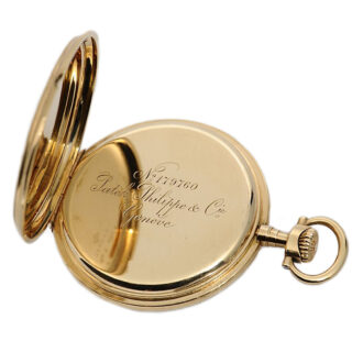 Swiss 14K yellow gold keyless lever pocket watch Circa 1918
