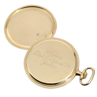 Swiss 14K yellow gold keyless lever dress watch Circa 1914