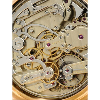 Large Swiss repeating pocket watch with chronograph Circa 1882