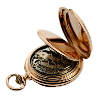 Large Swiss repeating pocket watch with chronograph Circa 1882