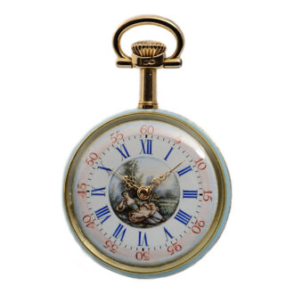 Exceptionally rare Swiss cabriolet triple-cased watch Circa 1885