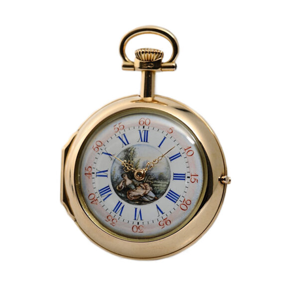 Exceptionally rare Swiss cabriolet triple-cased watch Circa 1885 Exceptionally rare Swiss cabriolet triple-cased watch Circa 1885