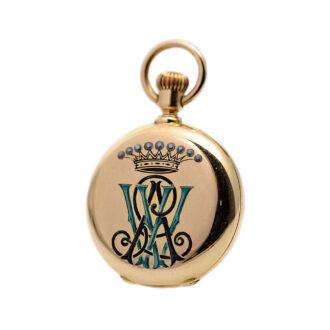 Swiss half hunting cased miniature pocket watch Circa 1878 Swiss half hunting cased miniature pocket watch Circa 1878