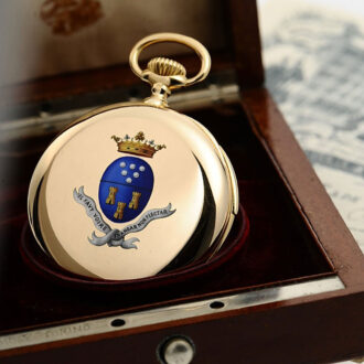 Swiss very fine and rare quarter repeating pocket watch Circa 1905