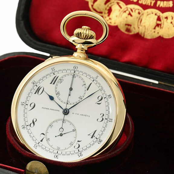 Large Swiss lever chronograph with 30 minute counter Circa 1906 Large Swiss lever chronograph with 30 minute counter Circa 1906