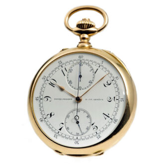 Rare Swiss chronograph with 30 minute counter Circa 1910