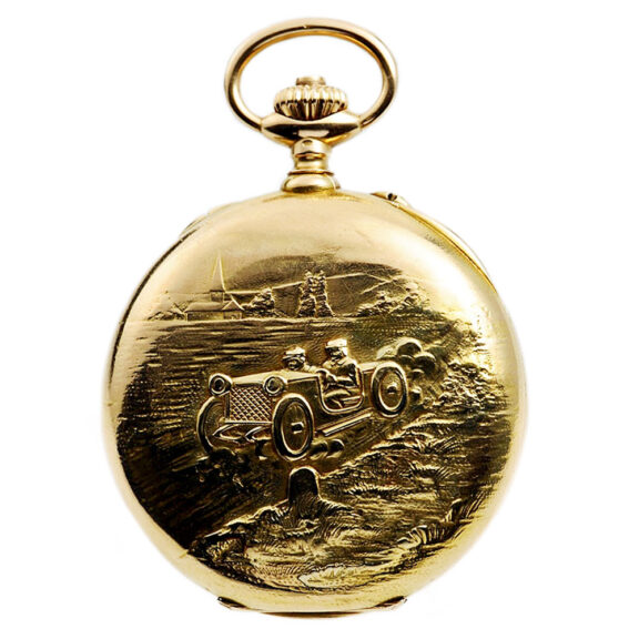 Rare Swiss chronograph with 30 minute counter Circa 1910