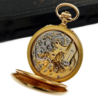 Rare Swiss lever chronograph with 30 minute counter Circa 1910