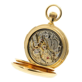 Heavy Swiss gold complicated lever pocket watch Circa 1890