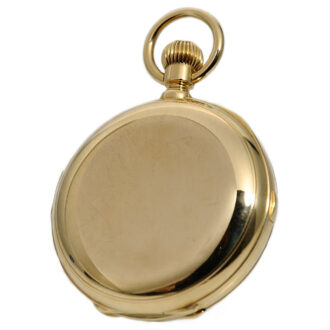 Heavy Swiss gold complicated lever pocket watch Circa 1890