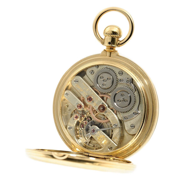Swiss heavy gold pocket watch for the US market Circa 1860 Swiss heavy gold pocket watch for the US market Circa 1860