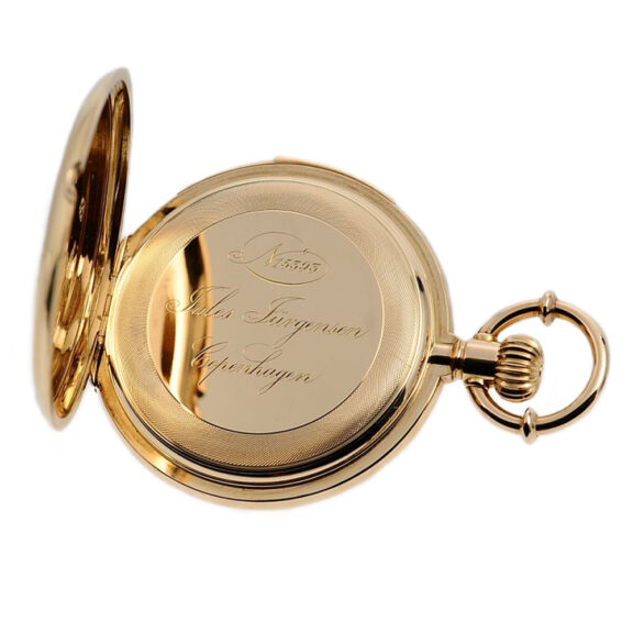 Danish rose gold minute repeating pocket watch Circa 1904 Danish rose gold minute repeating pocket watch Circa 1904