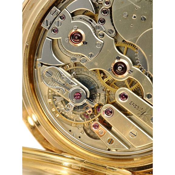 Danish rose gold minute repeating pocket watch Circa 1904 Danish rose gold minute repeating pocket watch Circa 1904