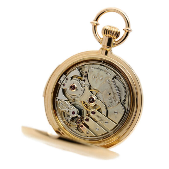 Danish rose gold minute repeating pocket watch Circa 1904 Danish rose gold minute repeating pocket watch Circa 1904