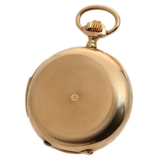 Swiss minute repeating hunting cased pocket watch Circa 1880