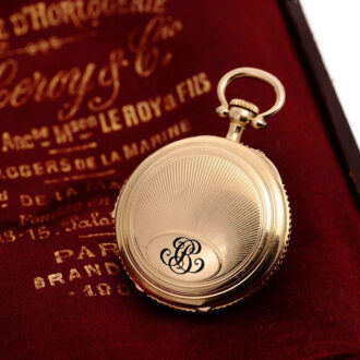 French miniature minute repeating pendant watch Circa 1898
