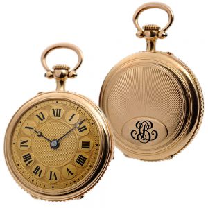 French miniature minute repeating pendant watch Circa 1898