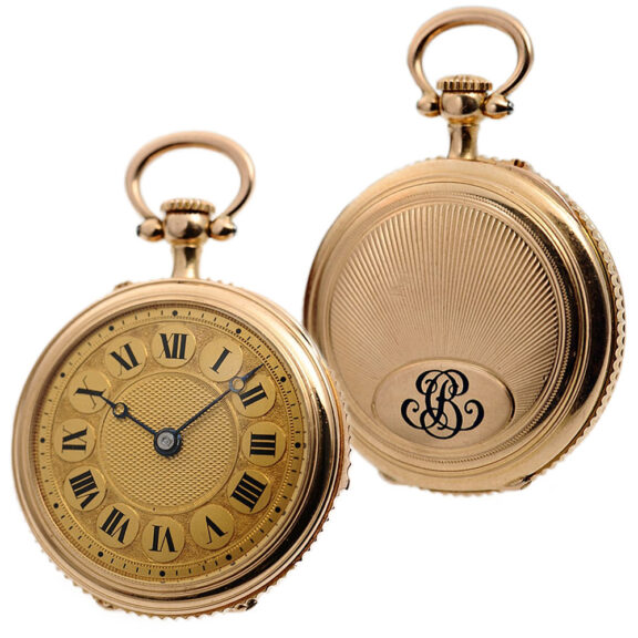 French miniature minute repeating pendant watch Circa 1898
