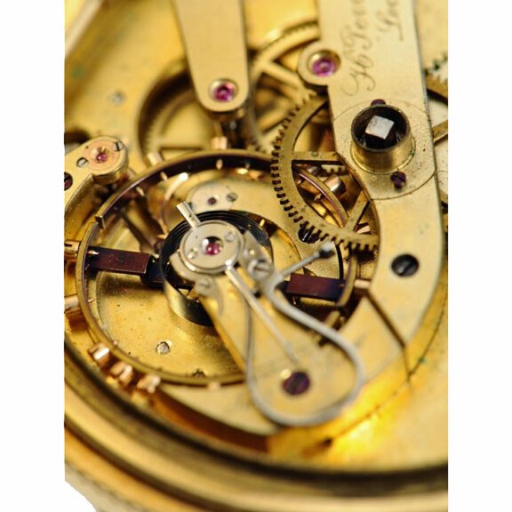 Swiss chronometer with pivoted detent escapement Circa 1870 Swiss chronometer with pivoted detent escapement Circa 1870