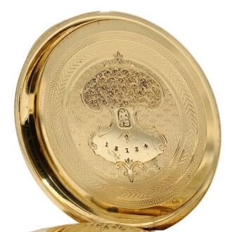 Swiss chronometer with pivoted detent escapement Circa 1870