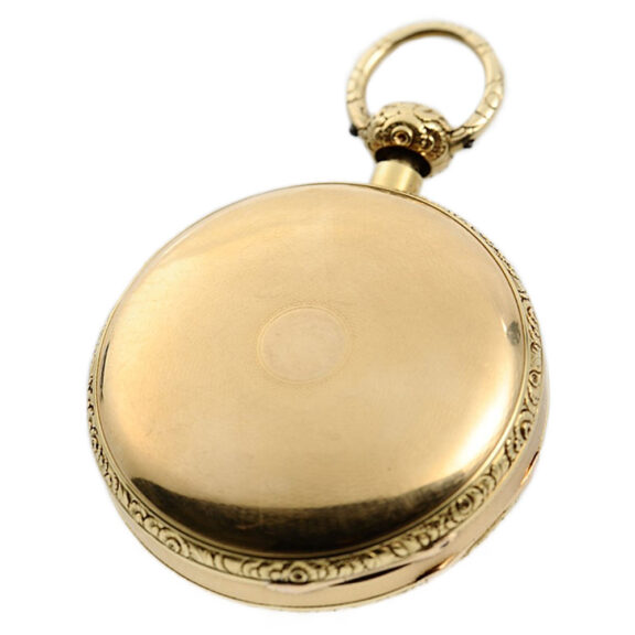 English heavy half quarter repeating pocket watch Circa 1864 English heavy half quarter repeating pocket watch Circa 1864