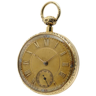 English heavy half quarter repeating pocket watch Circa 1864