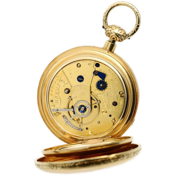 English heavy half quarter repeating pocket watch Circa 1864 English heavy half quarter repeating pocket watch Circa 1864