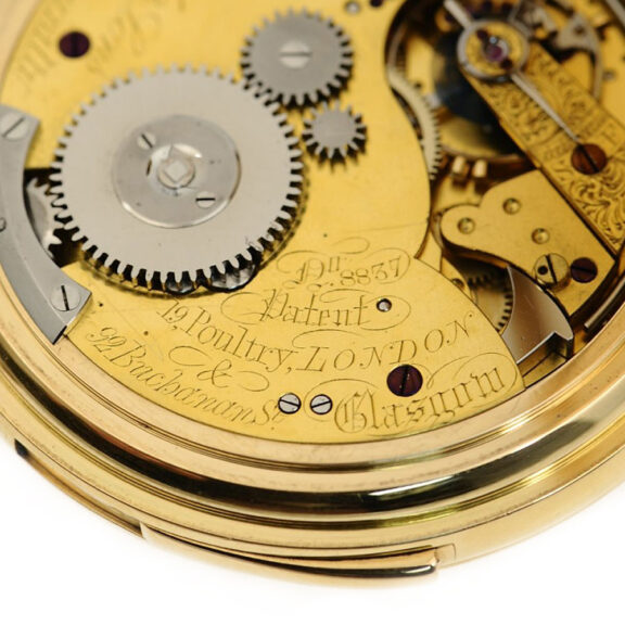 English repeater with chronograph and tachy scale Circa 1898 English repeater with chronograph and tachy scale Circa 1898