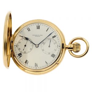 English/Scottish watch with power reserve indicator Circa 1907